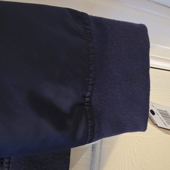 LEVIS BRAND MEN'S NAVY BLUE NYLON FRONT ZIPPERED JACKET SIZE XL - Picture 8 of 16